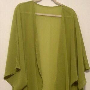 Chartreuse KIMONO Size 4X New out of Package